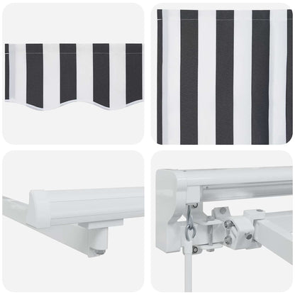 Awning Frame Anthracite and White 350 x 200 cm