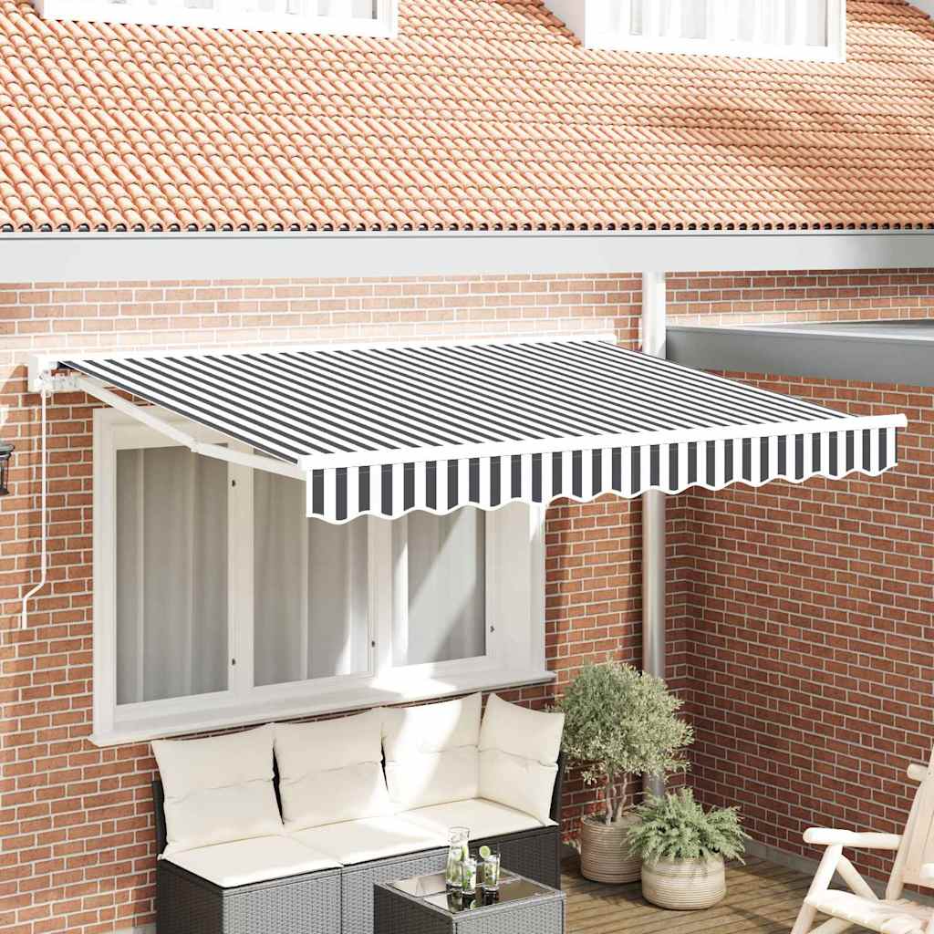 Awning Frame Anthracite and White 350 x 200 cm