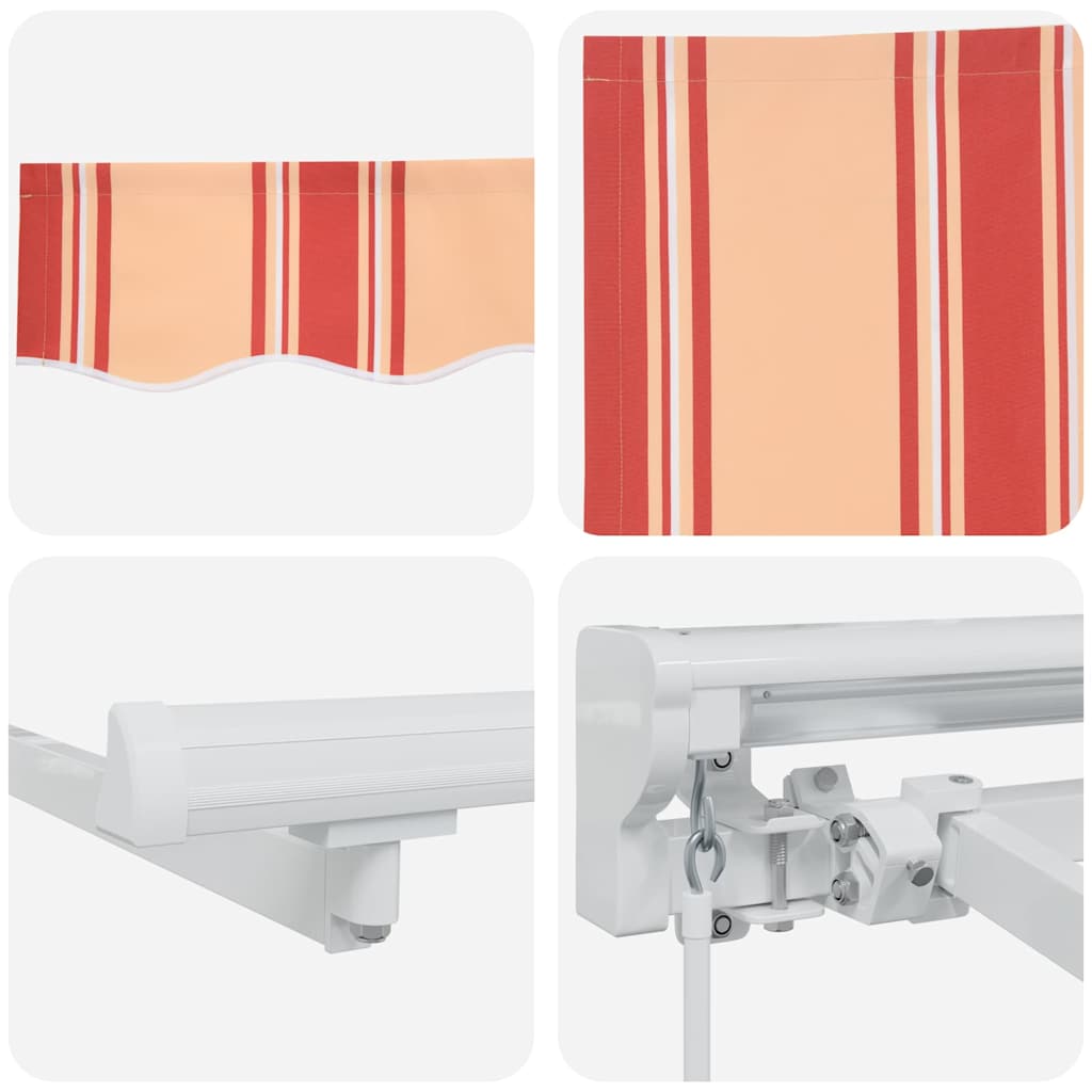 Awning Frame Multicolour 350 x 200 cm Polyester with PU coating