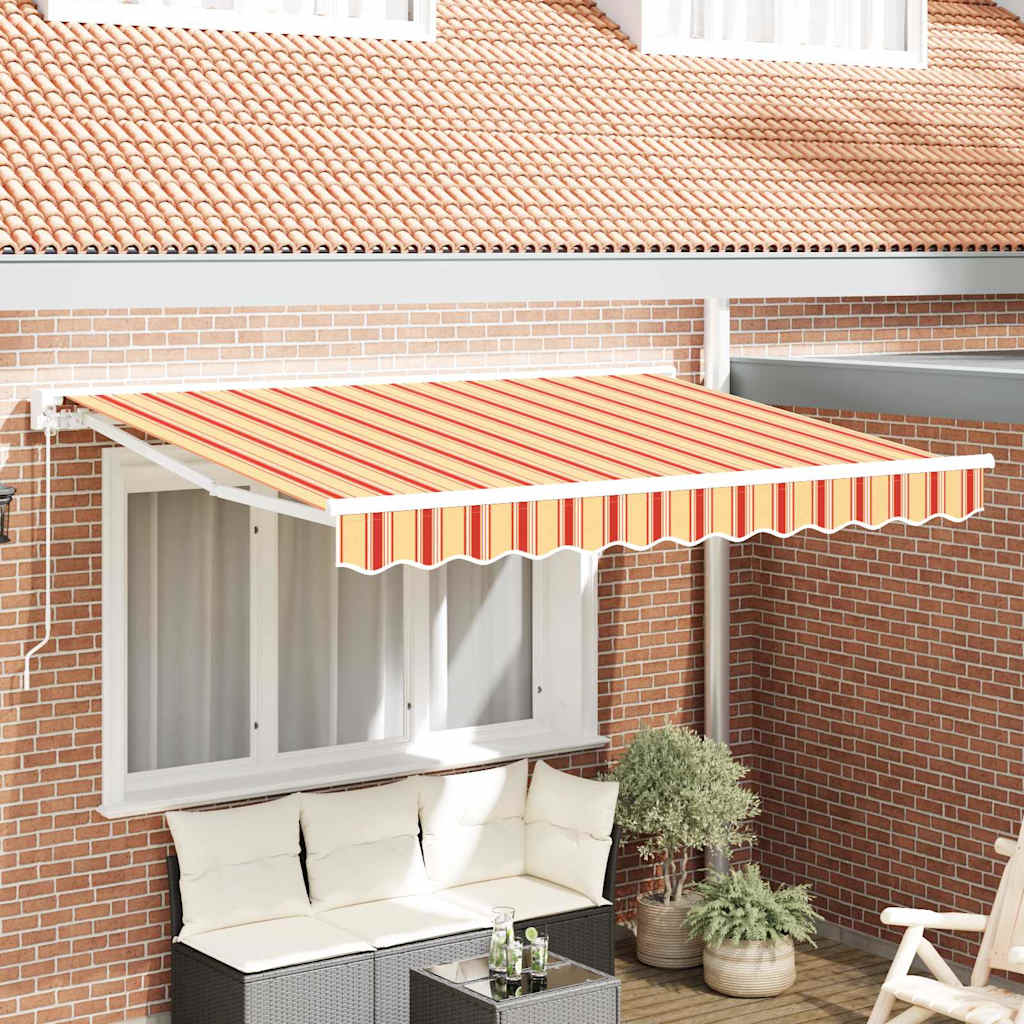 Awning Frame Multicolour 350 x 200 cm Polyester with PU coating