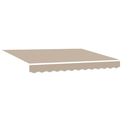 Awning Frame Beige 350 x 200 cm Polyester with PU coating