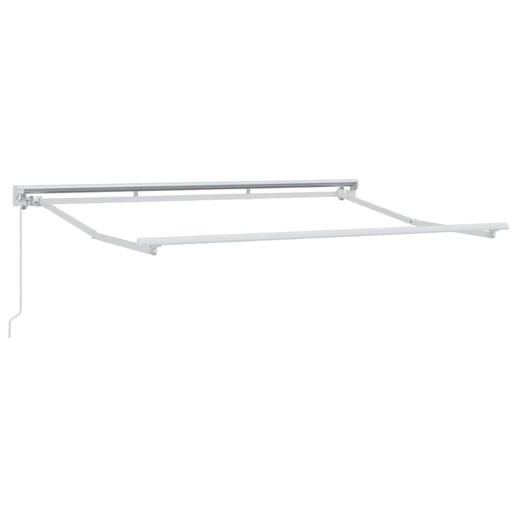 Awning Frame Beige 350 x 200 cm Polyester with PU coating