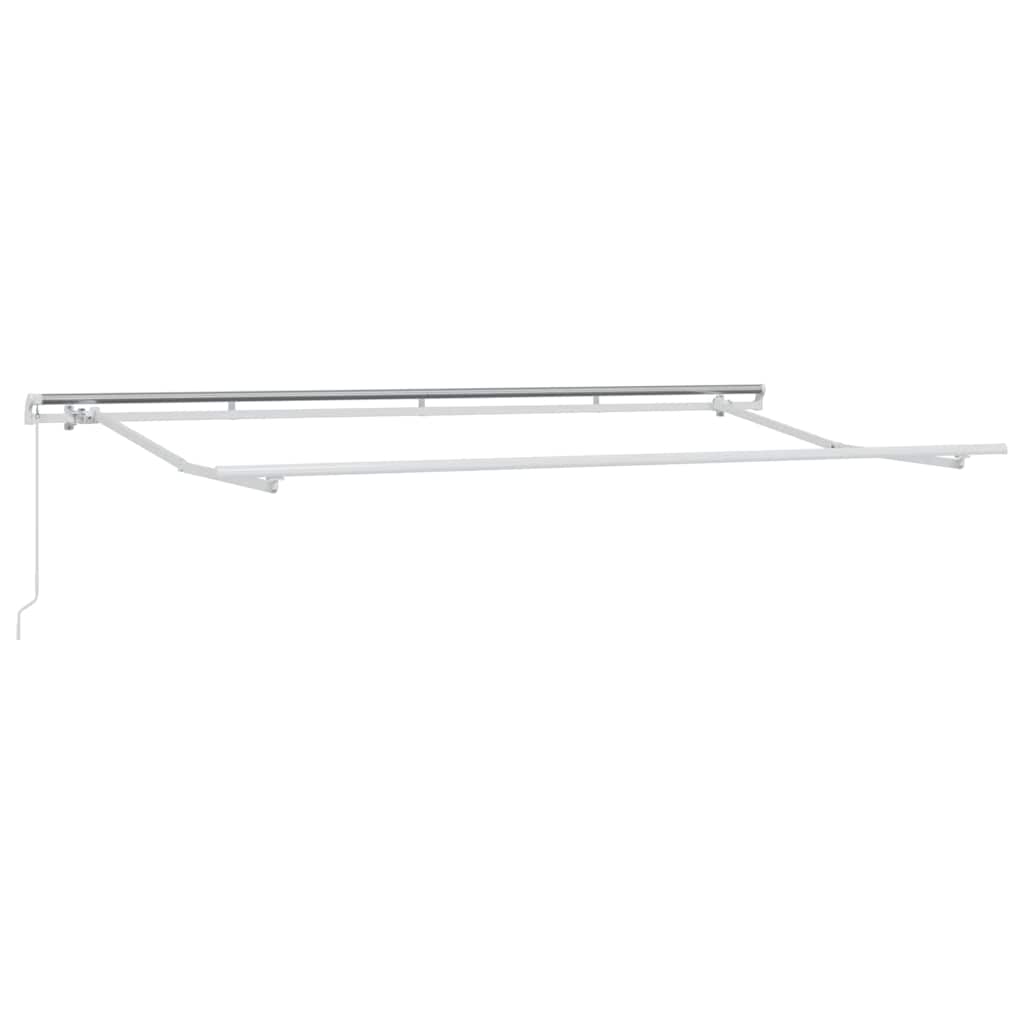 Retractable Awning Blue 400 x 200 cm Fabric