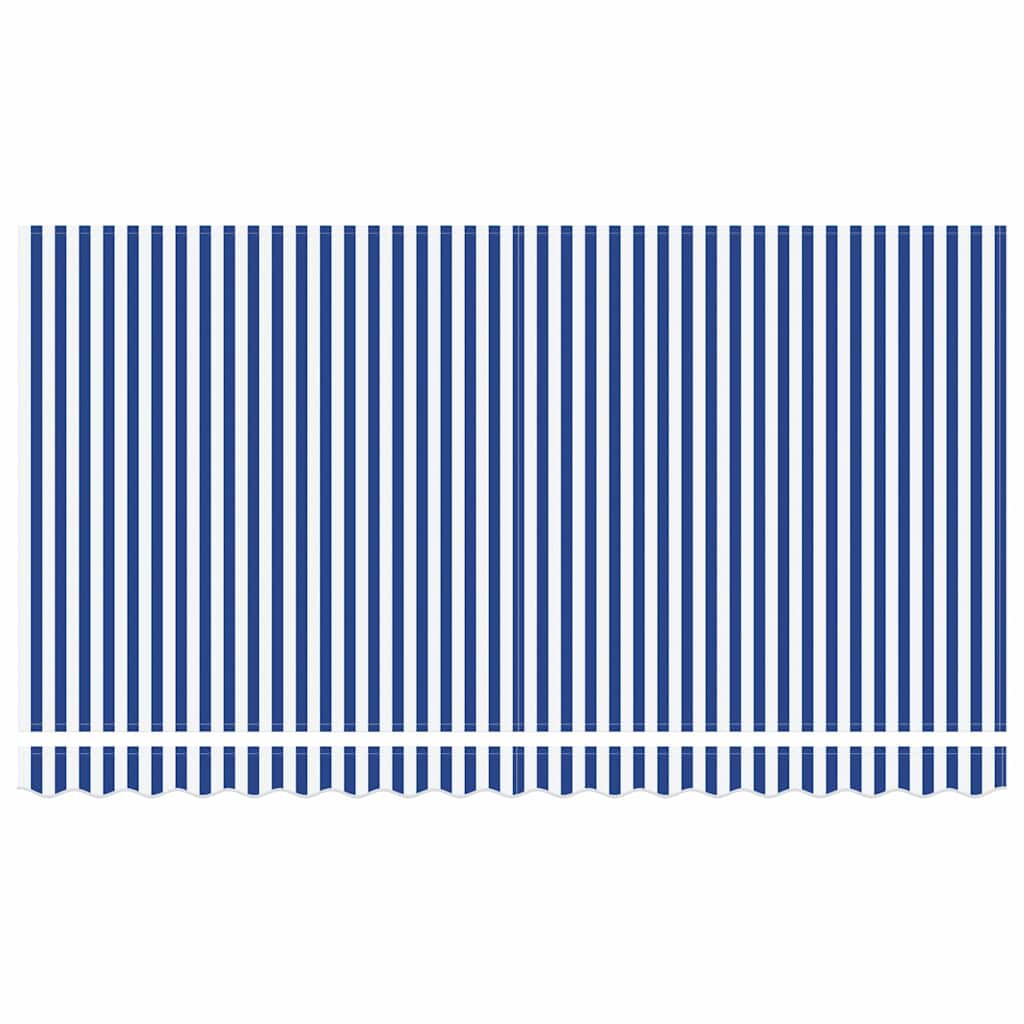 Retractable Awning Blue 400 x 200 cm Fabric