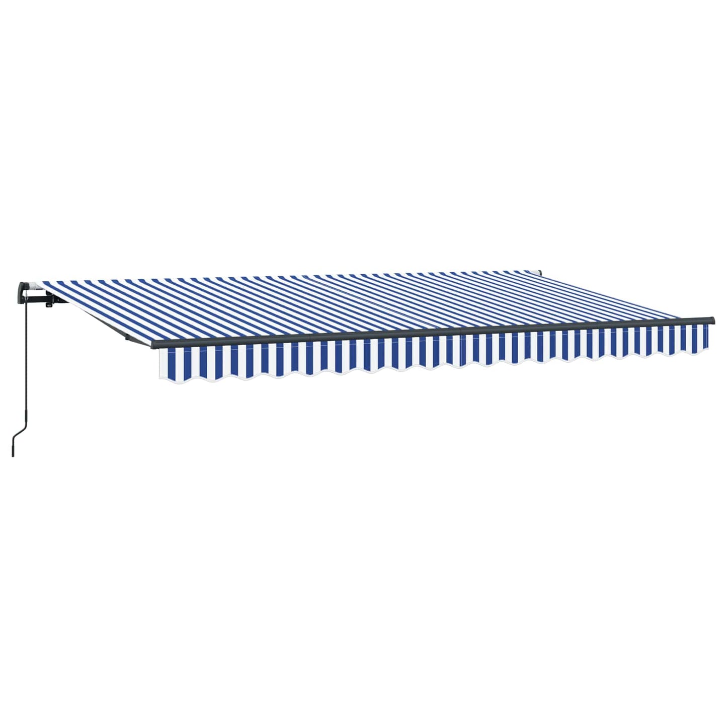 Retractable Awning Blue 400 x 200 cm Fabric