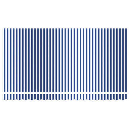 Retractable Awning Blue 400 x 200 cm Fabric