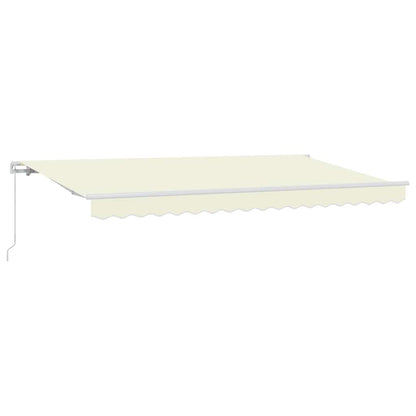 Retractable Awning Cream 400 x 200 cm Fabric