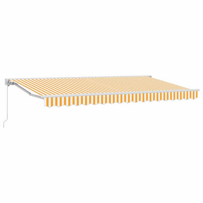 Awning Frame Yellow and White 400 x 200 cm