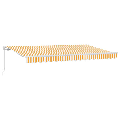 Retractable Awning Yellow 400 x 200 cm Fabric
