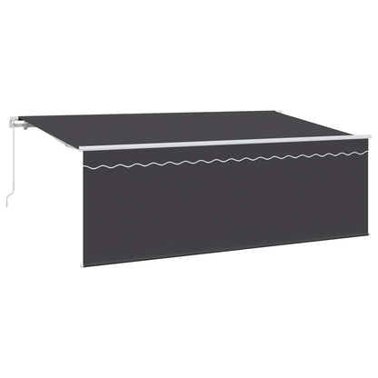 Retractable Awning Retractable Manual Anthracite 400 x 200 cm