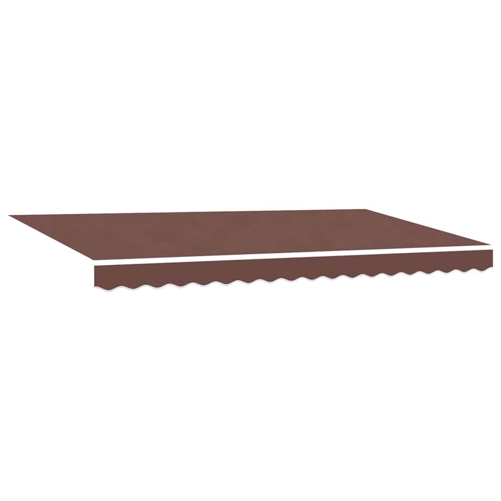 Retractable Awning Brown 400 x 200 cm Fabric
