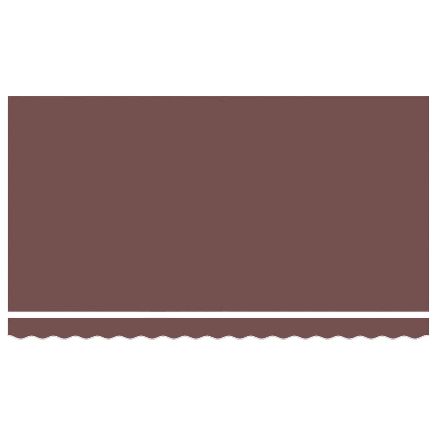Retractable Awning Brown 400 x 200 cm Fabric
