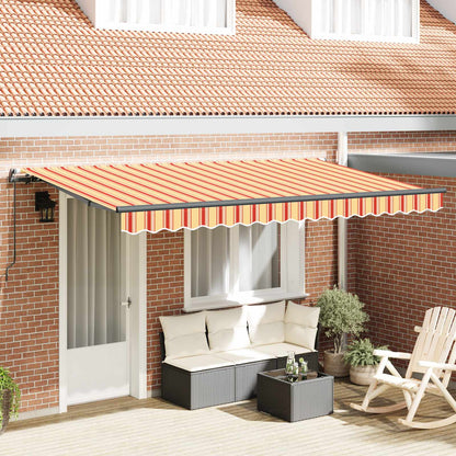 Retractable Awning Yellow 400 x 200 cm Fabric