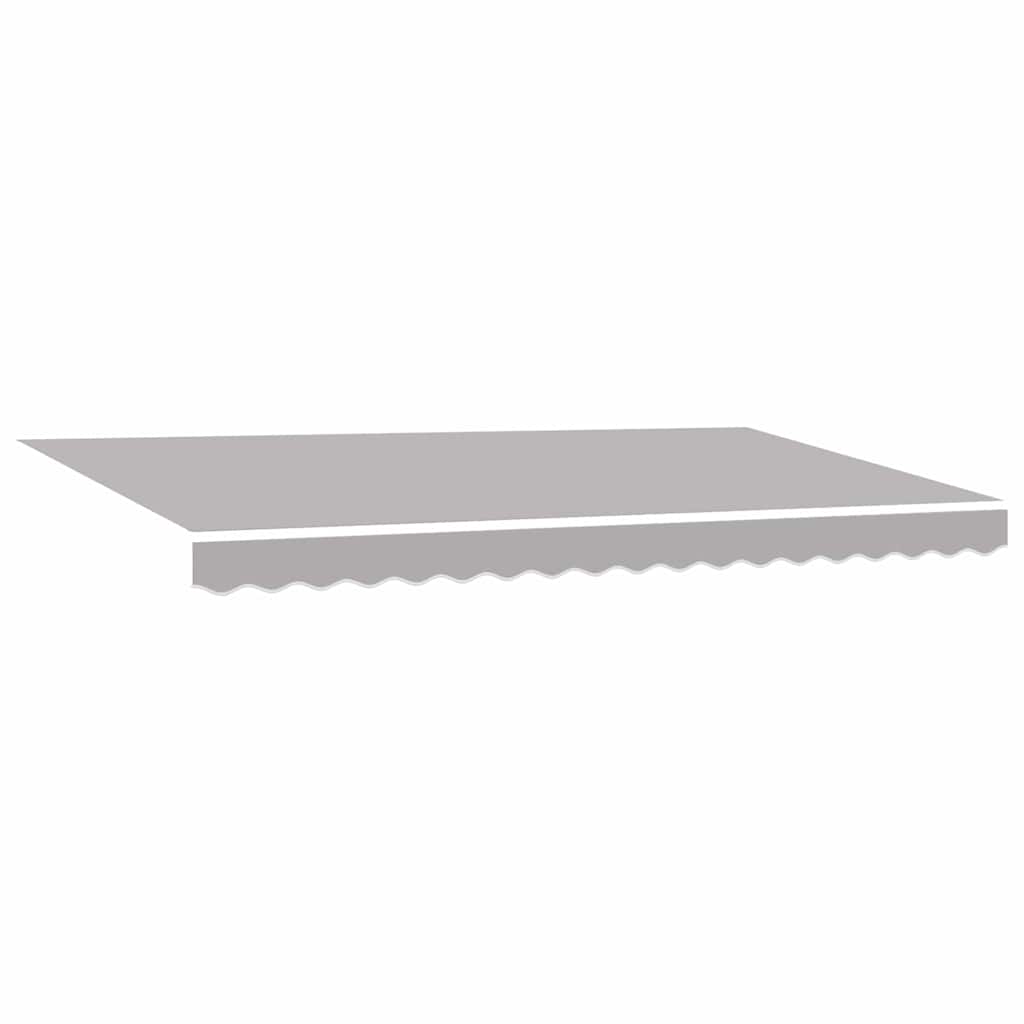 Retractable Awning Light Grey 400 x 200 cm Fabric