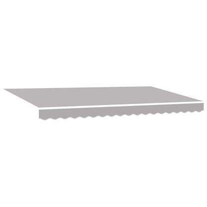 Retractable Awning Light Grey 400 x 200 cm Fabric