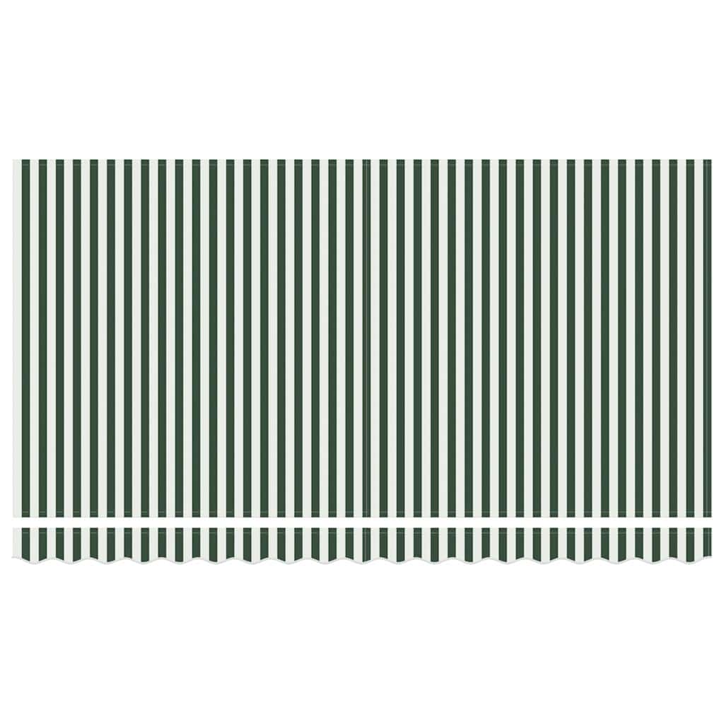Retractable Awning Green 400 x 200 cm Fabric