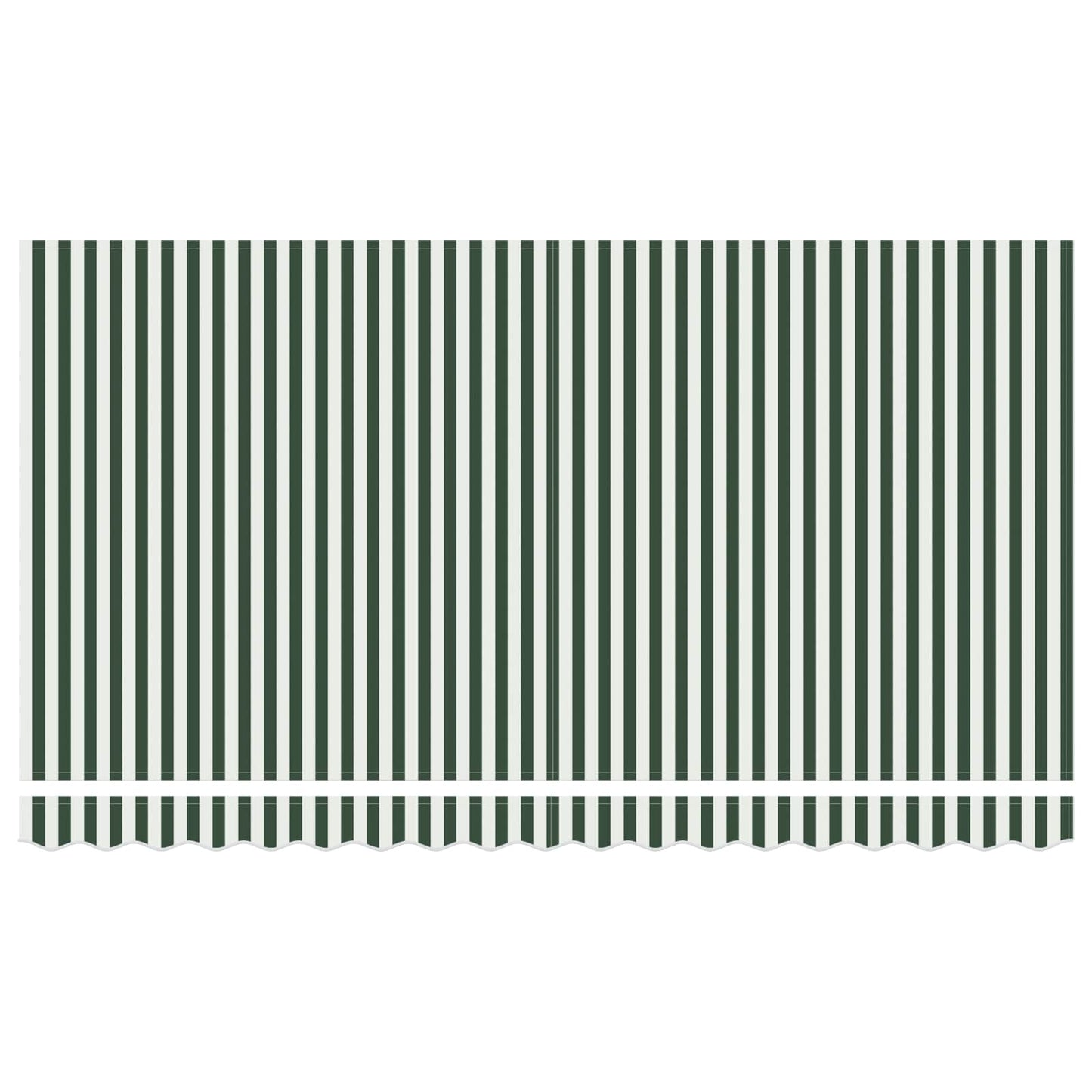 Retractable Awning Green 400 x 200 cm Fabric