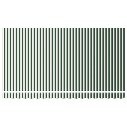 Retractable Awning Green 400 x 200 cm Fabric