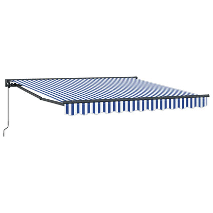 Awning Frame Blue and White 300 x 250 cm