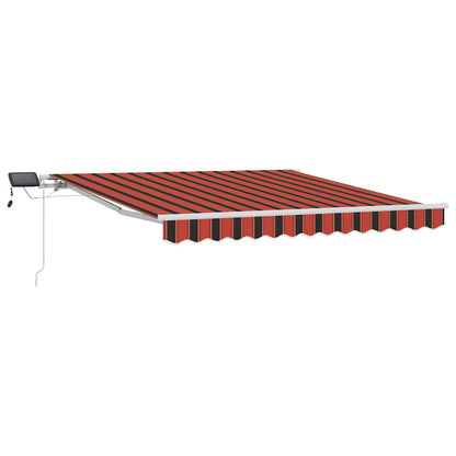 Retractable Awning Orange and brown 300 x 250 cm
