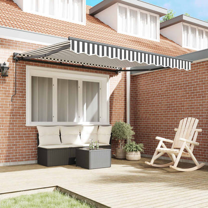 Awning Frame Anthracite and White 300 x 250 cm