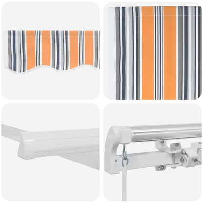 Awning Retractable Multicolour 300 x 250 x 165 cm Polyester