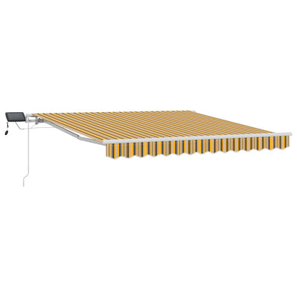 Retractable Awning Multicolour 300 x 250 cm Fabric and Steel