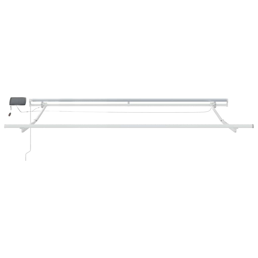 Retractable Awning Multicolour 300 x 250 cm Fabric and Steel