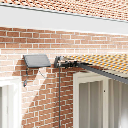 Retractable Awning Multicolour 300 x 250 cm Fabric