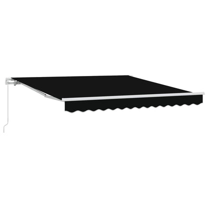 Retractable Awning Black 300 x 250 x 165 cm