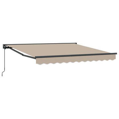 Awning Frame Beige 300 x 250 cm Polyester with PU coating