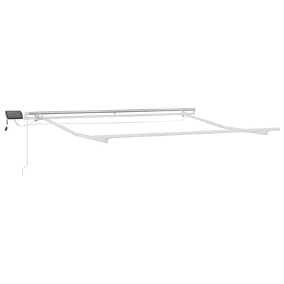 Retractable Awning Red 300 x 250 cm Fabric and Steel