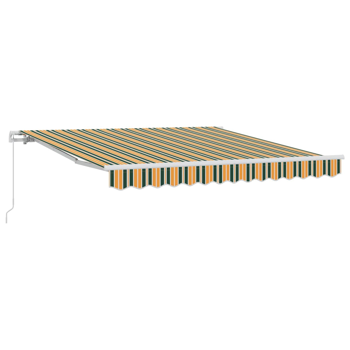Awning Manual Green and Yellow 300 x 250 x 165 cm Polyester