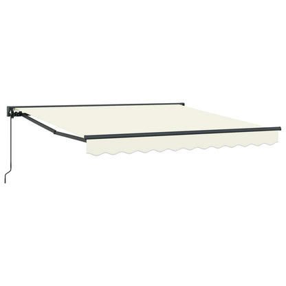 Awning Frame Cream 350 x 250 cm Polyester with PU coating