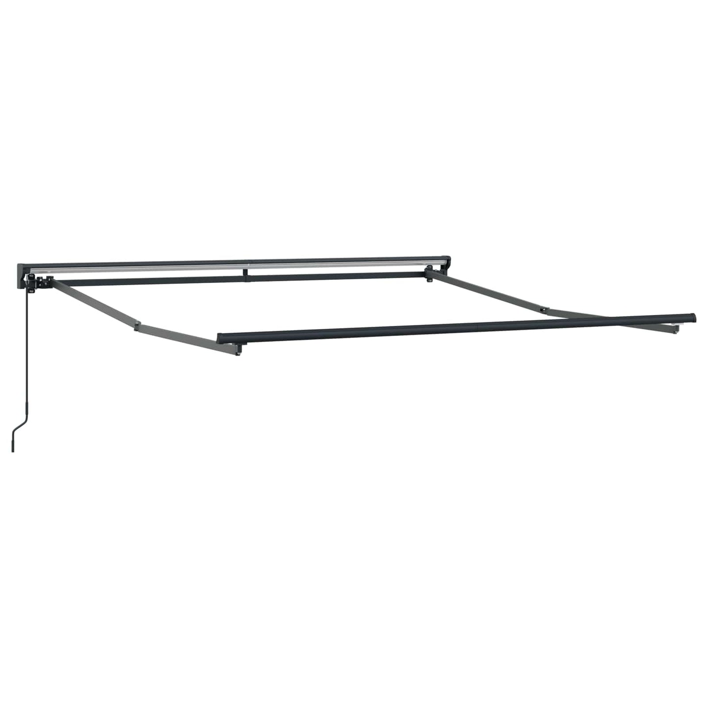 Retractable Awning Cream 350 x 250 cm Polyester and Aluminium