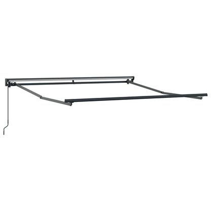 Retractable Awning Cream 350 x 250 cm Polyester and Aluminium