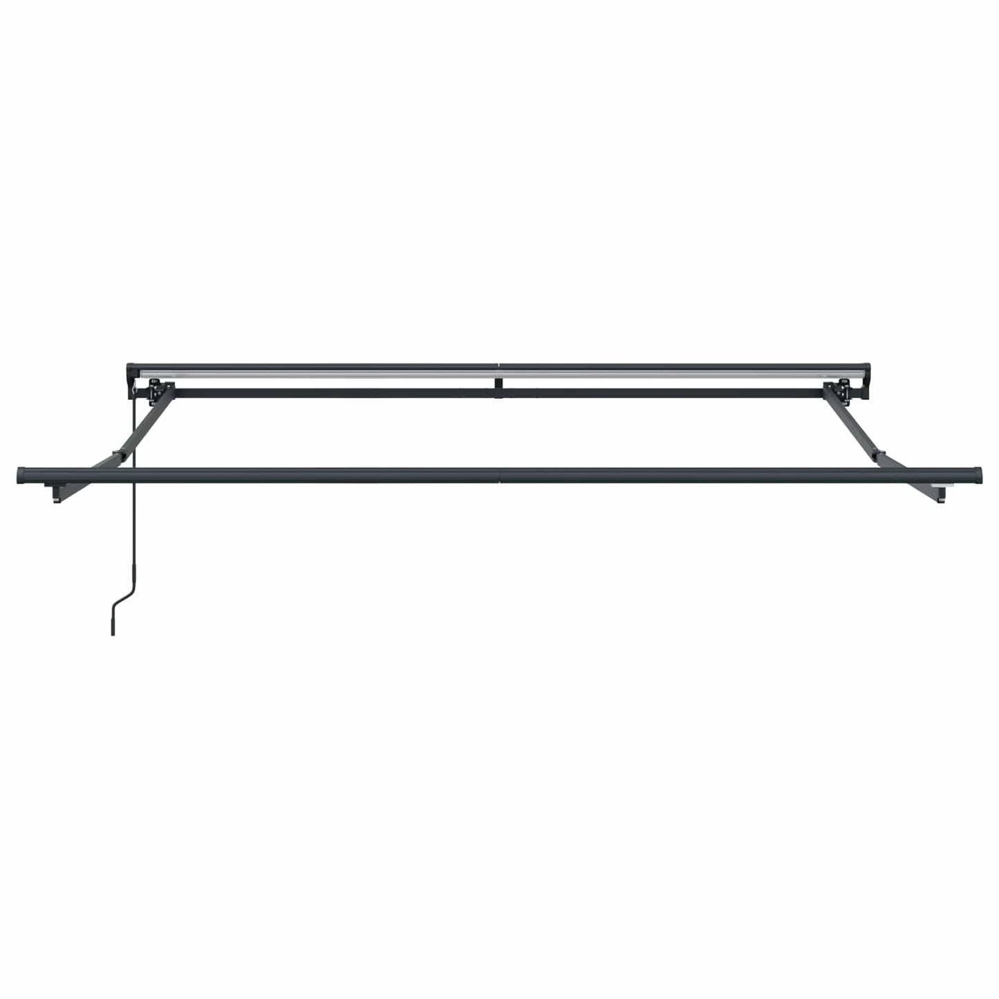 Retractable Awning Cream 350 x 250 cm Polyester and Aluminium