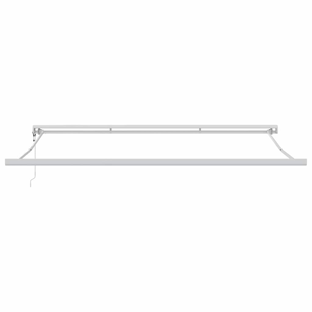 Retractable Awning Orange and brown 350 x 250 cm