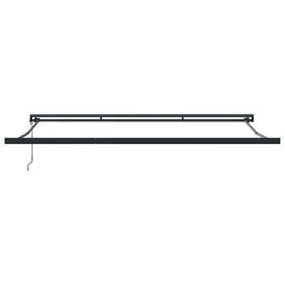Retractable Awning Red and Black 350 x 250 cm