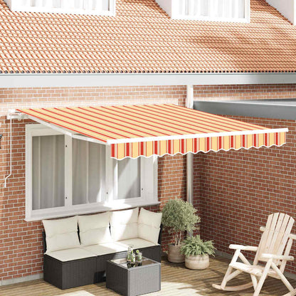 Awning Manual Yellow and Orange 350 x 250 x 165 cm Polyester