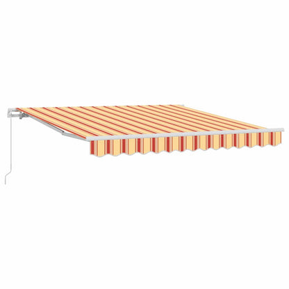 Awning Manual Yellow and Orange 350 x 250 x 165 cm Polyester