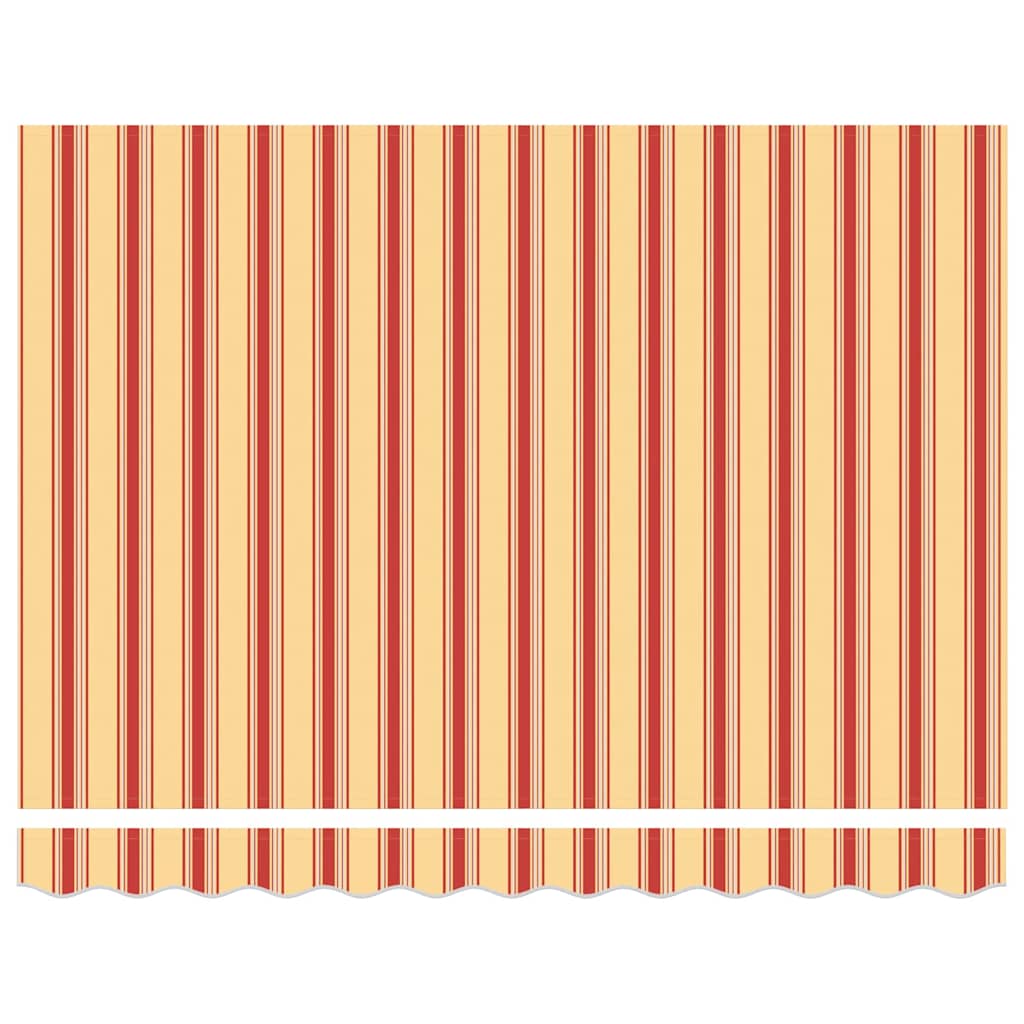 Awning Manual Yellow and Orange 350 x 250 x 165 cm Polyester