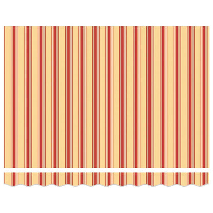 Awning Manual Yellow and Orange 350 x 250 x 165 cm Polyester