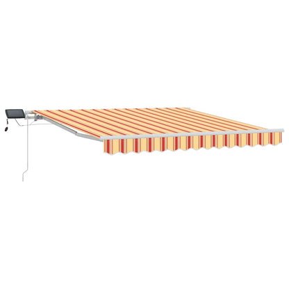 Retractable Awning Yellow and Orange 350 x 250 cm