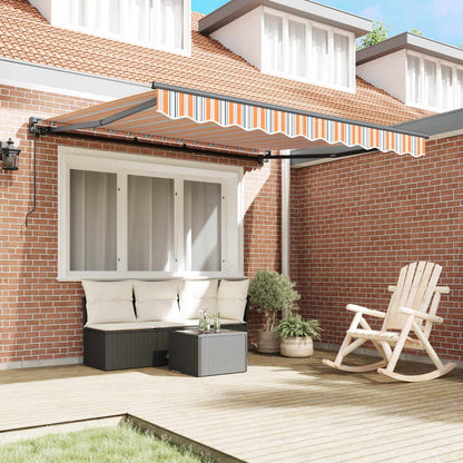 Awning Frame Blue and Orange 350 x 250 cm