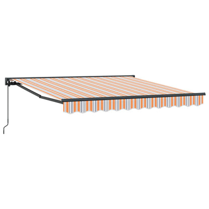 Awning Frame Blue and Orange 350 x 250 cm