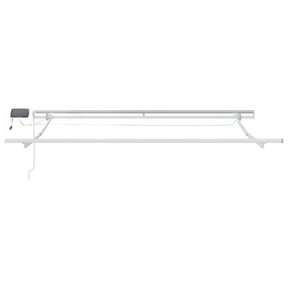 Retractable Awning Multicolour 350 x 250 cm Fabric and Steel