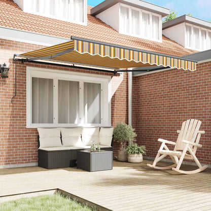 Retractable Awning Multicolour 350 x 250 cm