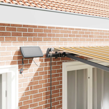 Retractable Awning Multicolour 350 x 250 cm Fabric