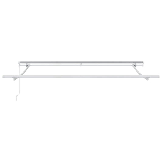Retractable Awning Black 350 x 250 cm Polyester and Aluminium